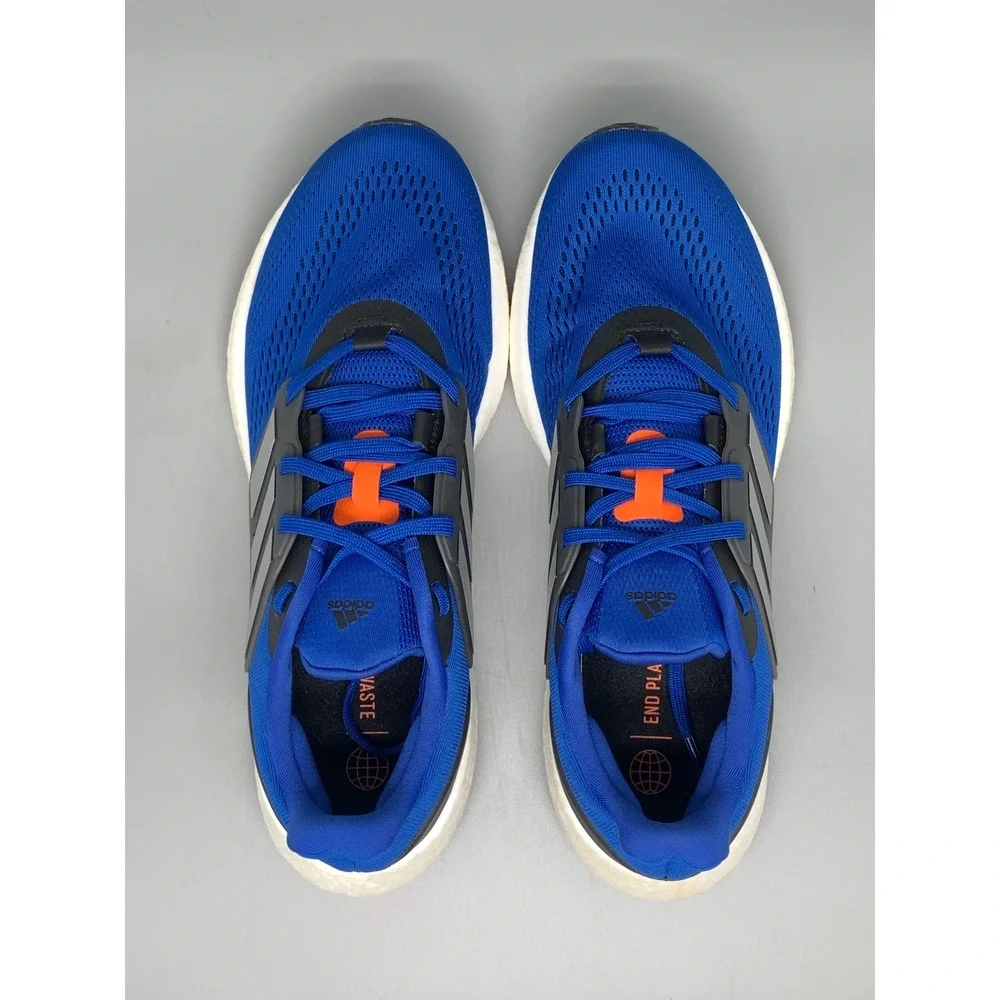 Adidas Pureboost 22 Blue Orange Running Shoes HQ1453 Men's‎ Sz 11